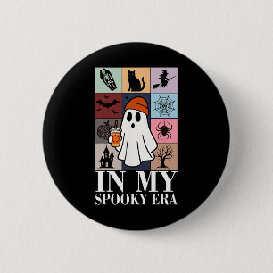 Macaron Rond 5 Cm Dans Mon Époque Éffrayante Mignonne Fille Costumée