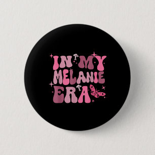 Macaron Rond 5 Cm Dans mon ère Mélanie Fille d'anniversaire pour hom