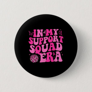 Macaron Rond 5 Cm Dans Mon Soutien L'Ère De Squad Super Cancer Du Se