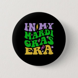 Macaron Rond 5 Cm Dans My Mardi Gras Era Festival Retro Carnival Hol