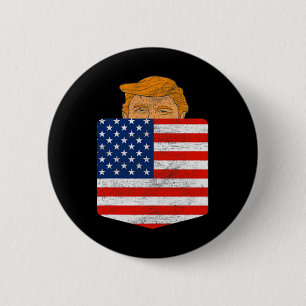 Macaron Rond 5 Cm Dans Votre Poche Élection Américaine Trump Pour 20