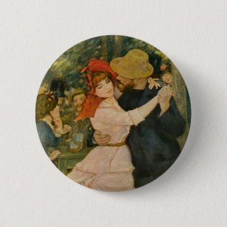 Macaron Rond 5 Cm Danse de Pierre-Auguste Renoir à Bougival (1883)