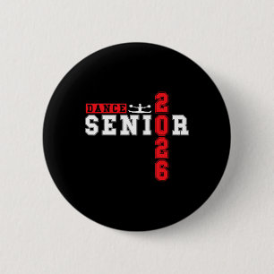Macaron Rond 5 Cm Danse Soirée des Seniors Danse Senior 2026 Diplômé