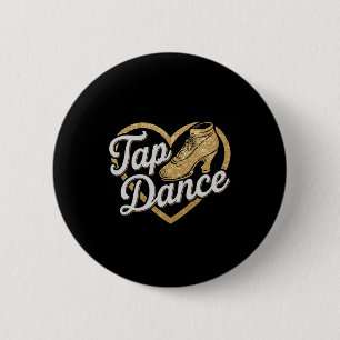 Macaron Rond 5 Cm Danser Drôle Drôle Dance Jm Black Da