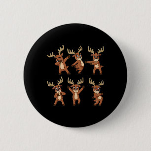 Macaron Rond 5 Cm Danser Reindeer Dance Challenge Christmas Boys Gi