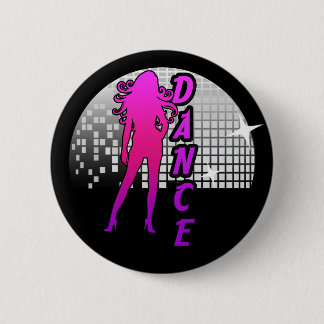 Macaron Rond 5 Cm Danseur de boule de disco
