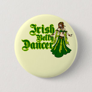 Macaron Rond 5 Cm Danseur du ventre irlandais