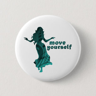 Macaron Rond 5 Cm Danseur *Tonia*