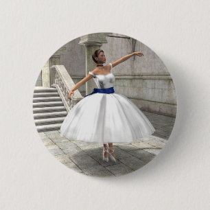 Macaron Rond 5 Cm Danseuse de Degas