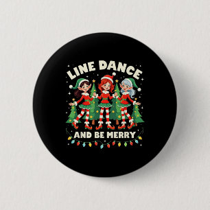 Macaron Rond 5 Cm Dansez En Ligne Et Soyez Joyeux Xmas De Jolies Dan
