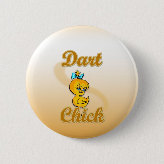 Macaron Rond 5 Cm Dart Chick (Devant)