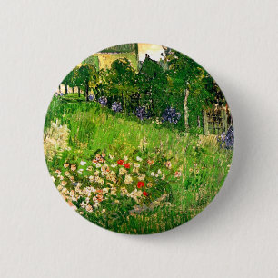 Macaron Rond 5 Cm Daubigny's Garden Van Gogh Art