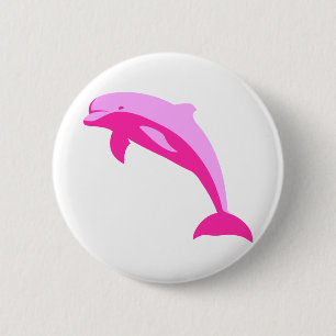 Macaron Rond 5 Cm Dauphin rose