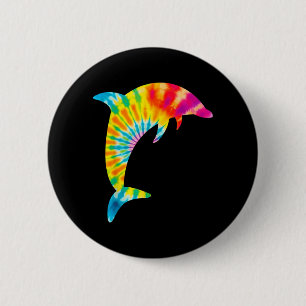 Macaron Rond 5 Cm Dauphin Tie-Dye