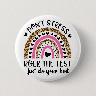 Macaron Rond 5 Cm Day Rock Le Test Rainbow Teacher Da test Da