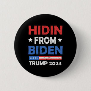 Macaron Rond 5 Cm De Biden Trump 2024 Drôle Anti Joe Biden Men Wom