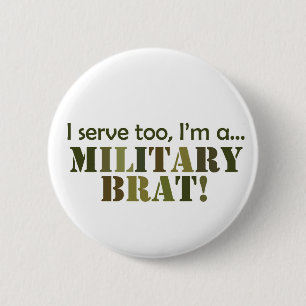 Macaron Rond 5 Cm De Gosse-service bouton militaire trop