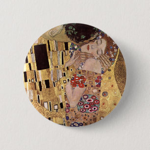 Macaron Rond 5 Cm ~ de Gustav Klimt le baiser
