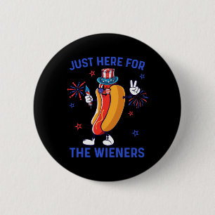 Macaron Rond 5 Cm De Juillet Wienes Américain Drapeau Hommes Patriot