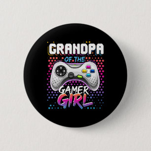 Macaron Rond 5 Cm De La Gamer Girl Matching Jeu Vidéo Anniversaire G
