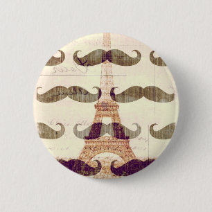Macaron Rond 5 Cm De Paris avec la moustache