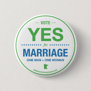 Macaron Rond 5 Cm De vote bouton oui
