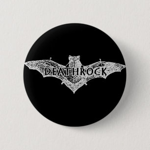 Macaron Rond 5 Cm Deathrock Bat