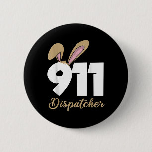 Macaron Rond 5 Cm Débardeur de Pâques pour opérateur 911 
