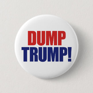 Macaron Rond 5 Cm Débarrassons-nous de Trump - Mettons le président