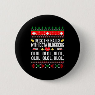 Macaron Rond 5 Cm Décorez Les Salles Avec Infirmière De Noël Bloquan