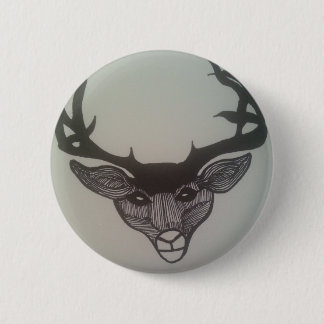 Macaron Rond 5 Cm Deer Button