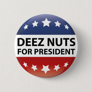 Macaron Rond 5 Cm Deez Nuts Pour Le Président
