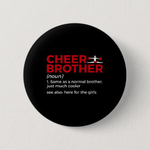 Macaron Rond 5 Cm Définition de frère de cheer drôle