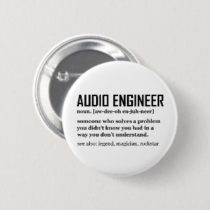 Macaron Rond 5 Cm Définition de l'ingénierie audio de l'ingénieur du