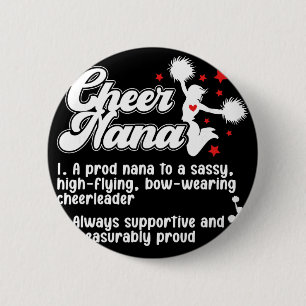 Macaron Rond 5 Cm Définition de Nana de cheer Cheerleading Nana Chee