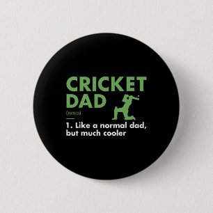 Macaron Rond 5 Cm Définition de papa sportif Cricket