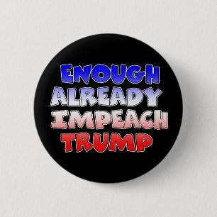 Macaron Rond 5 Cm Déjà assez d'impacter le bouton Trump