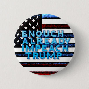 Macaron Rond 5 Cm Déjà assez d'impacter le bouton Trump