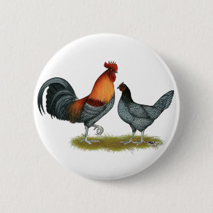 Macaron Rond 5 Cm Delaware Blue Hen