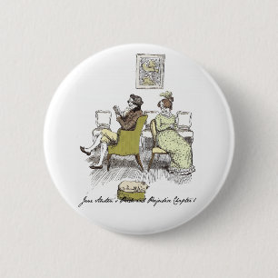 Macaron Rond 5 Cm Délice de Vexing, Jane Austen Pride & Prejudice