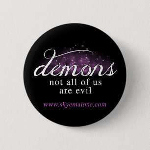 Macaron Rond 5 Cm Démons : Pas tous les nous sont mauvais - bouton