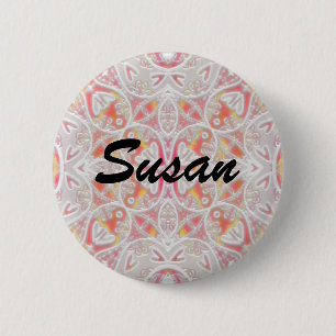Macaron Rond 5 Cm dentelle, Susan