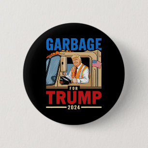 Macaron Rond 5 Cm Dépouille Pour Trump 2024 Élection Fière D'Être Ga