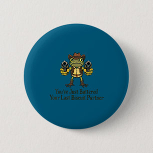 Macaron Rond 5 Cm Dernier biscuit beurré partenaire cow-boy grenouil