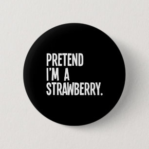 Macaron Rond 5 Cm Dernière minute Lazy Halloween Costumes A Strawber