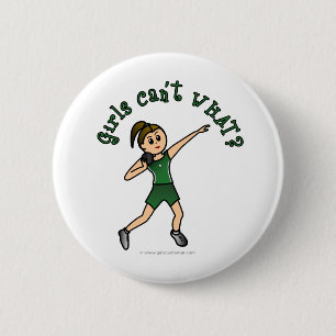 Macaron Rond 5 Cm Des femmes légères filmées en uniforme vert