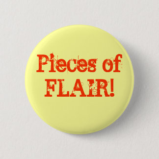 Macaron Rond 5 Cm Des morceaux de FLAIR ! Boutons parfait humour de 