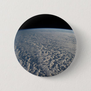 Macaron Rond 5 Cm Des Nuages Stratocumulus Surplombent L'Océan Pacif