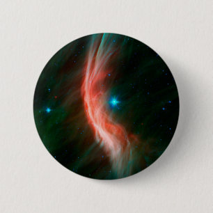 Macaron Rond 5 Cm Des Vents Stellaires Sortent De Zeta Ophiuchi.