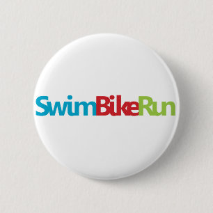 Macaron Rond 5 Cm Design Cool de triathlon